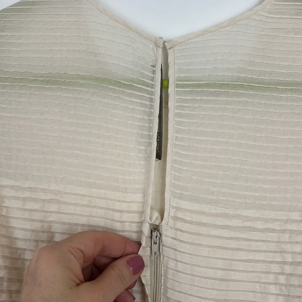 12th STREET BY CYNTHIA VINCENT sleeveless blouse layering in cream 4 - Picture 3 of 11